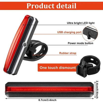 TechNomad™ Bike Rear Light Highlight