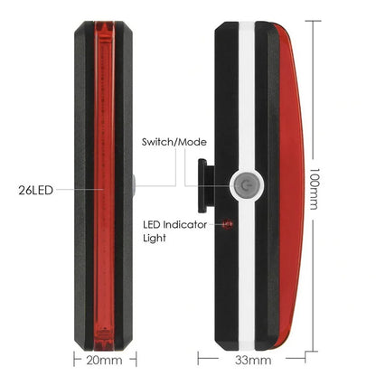 TechNomad™ Bike Rear Light Highlight